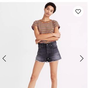NWT! Madewell relaxed denim shorts- calverly wash